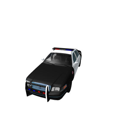 rigged police car