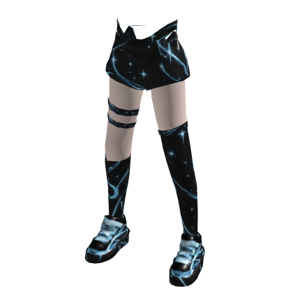 CSTQ Blue Hot Pants
