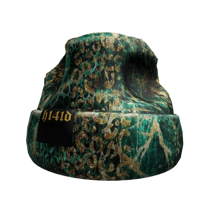 Emerald Web Tactical Grunge Distressed Beanie Roblox item