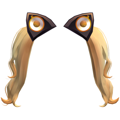 SeeU Curly Fluffy Hair Add-on W Cat Ears -Black Roblox item