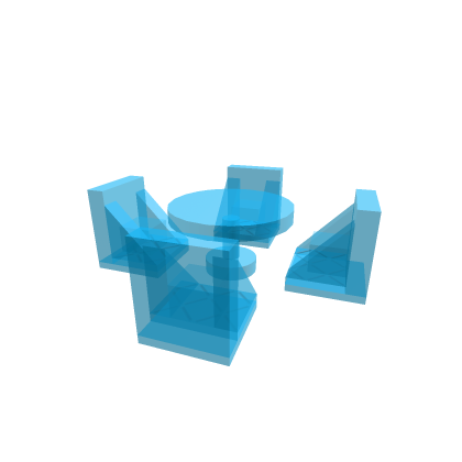 4 Seater Ice Table And Chair