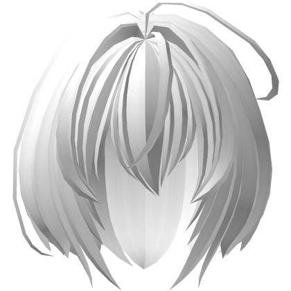 short moe bob with hair vents in white