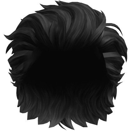 Black Textured Wavy Hair Roblox item