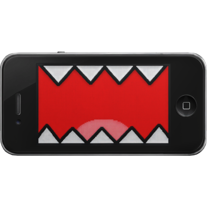 Domo Monster Mouth Black Phone (Face)