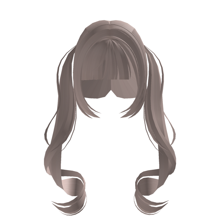 ◟⁀ ˙  so kawaii milk tea brown pigtails ♡