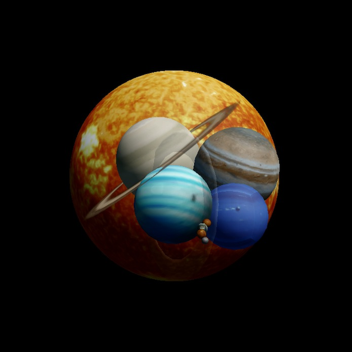 Explore the Solar System (Real Scales)