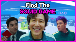 Znajdź postacie w grze Squid S2