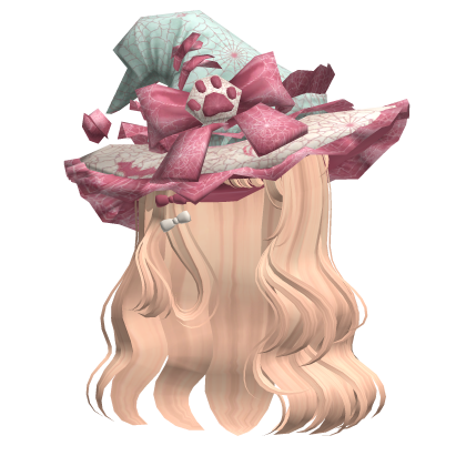 Blonde Kawaii Witch Halloween Hair