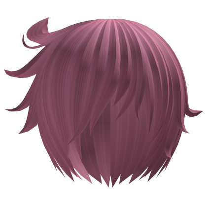 (◞‸◟,) Windy Messy Emo Vkei Anime Hair ҂ Pink