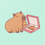 cute cabybaras