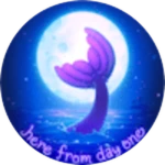 Luna Lagoon - Here from Day 1 Roblox badge thumbnail
