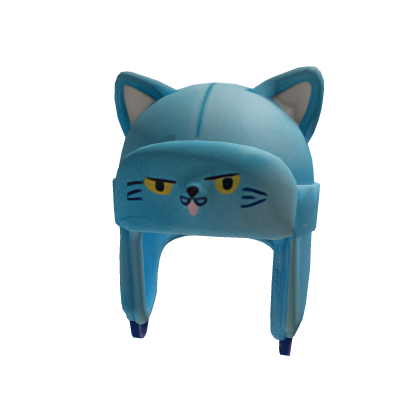 ♡ Cute Blue Kitty Cat Ushanka