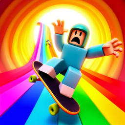 Obby But You're on a Skateboard