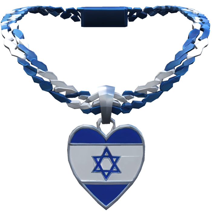 Iced Out Israel Chain Necklace 3.0