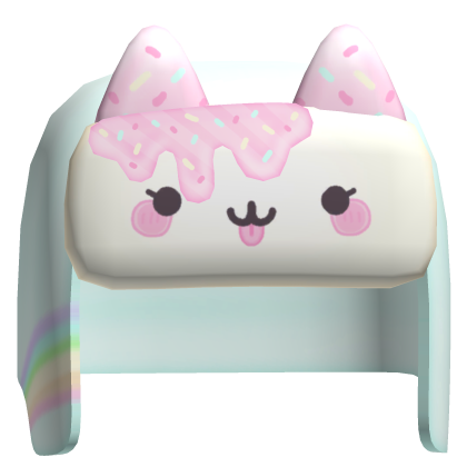 Cute Kawaii Frosted Sprinkle Kitty Ushanka Hat