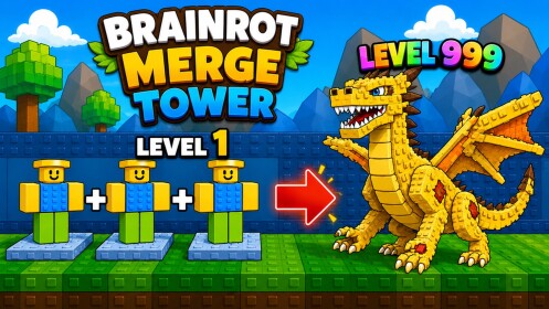 Brainrot Merge Tower 