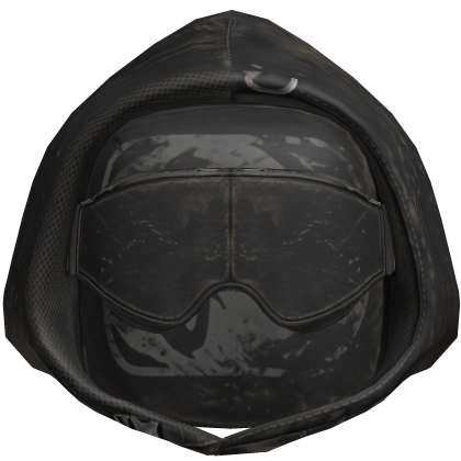 Grunge Balaclava Mask Ski Goggles Hood Black