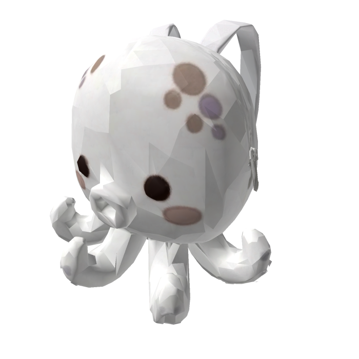 Cute White Octopus Backpack