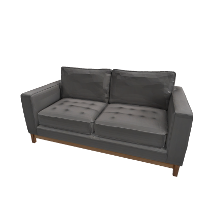 Gray Sofa (Low Polygon)