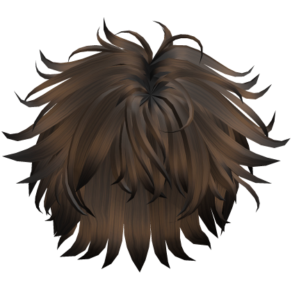 Short Spiky Shag Hair - Brown