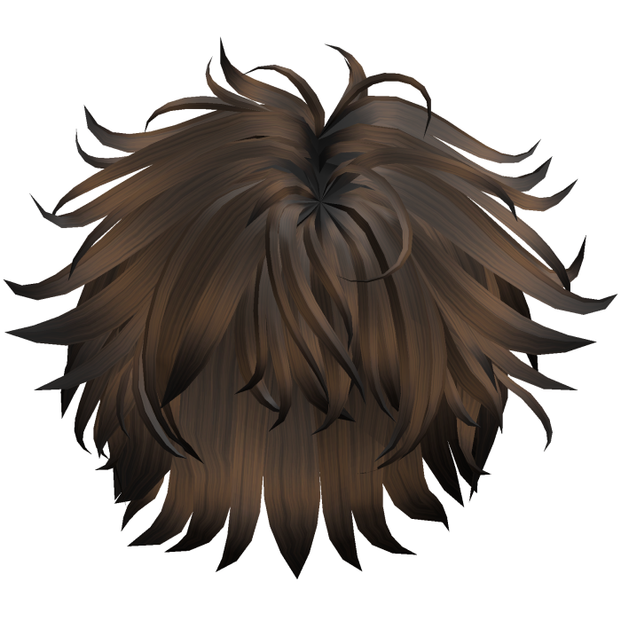 Short Spiky Shag Hair - Brown
