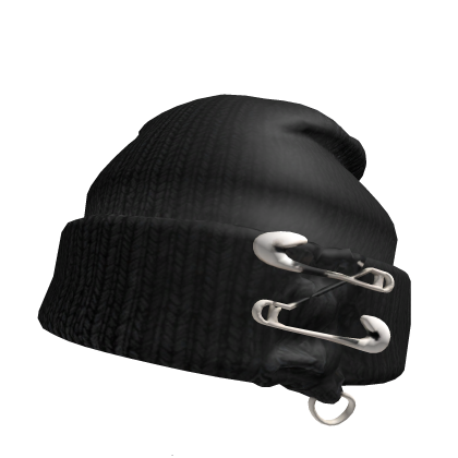 Y2K Streetwear Black Beanie