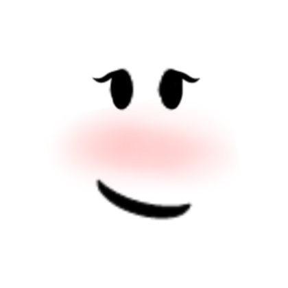 blushy face Roblox decal