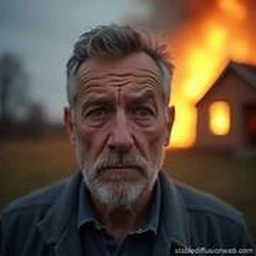 old man burnt down the clothes store icon