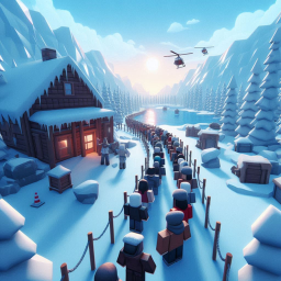 Arctic line to the cabin!