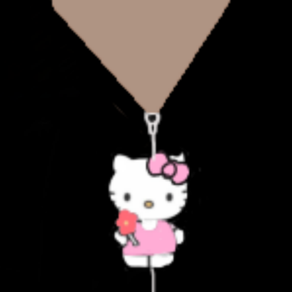 hello kitty in a pink dress shirt 3 Roblox decal