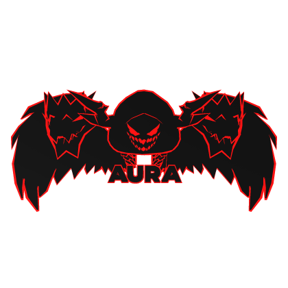 Cartoony Red Hood Aura Dragon Wings Combo