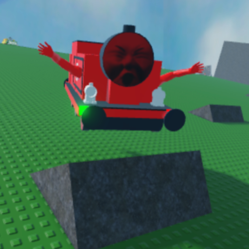 Railway crash (update fix) official Roblox game thumbnail