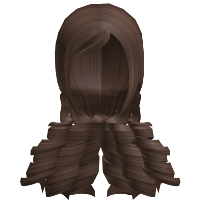 Long Curly Doll Hair (Brown) Roblox item