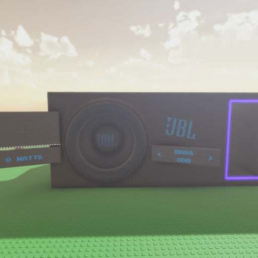 Giant Subwoofer Test JBL[☄️] official Roblox game thumbnail