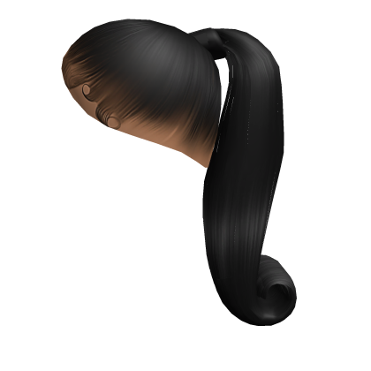 Ponytail with flipped ends Roblox item