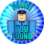 Found Police! 💙 Roblox badge thumbnail