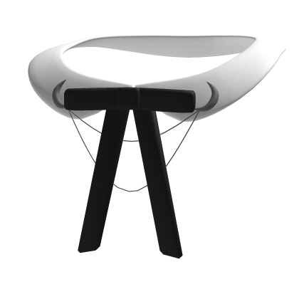 3.0 collar w/ black bow tie & crescent moon chain  Roblox item