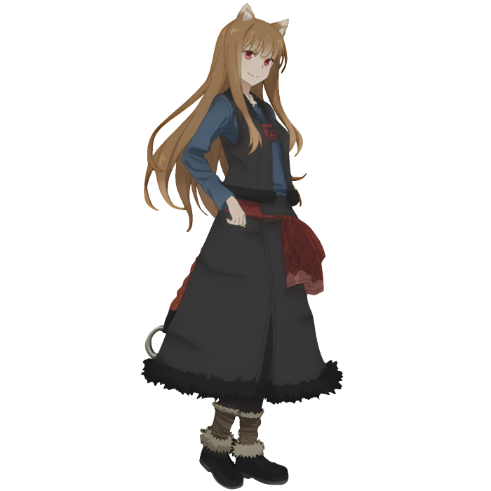 Holo Cute Anime Waifu Wolf