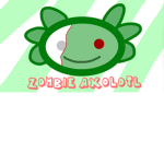 Zombie axolotl hang out