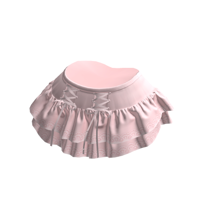 Pastel Pink Ruffle Skirt Roblox
