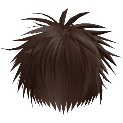 Brown Messy Spiky Emo Scene Hair 27. 