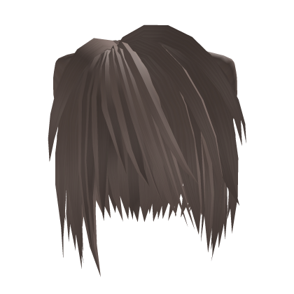 messy emo anime dusty brown cat boy hair Roblox item