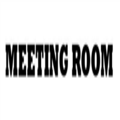 Meeting Room Sign Roblox decal