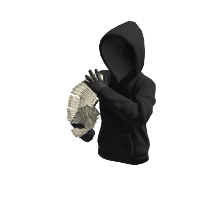 Black Money Pose Hoodie