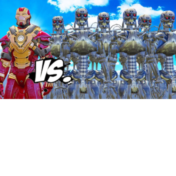 Iron man vs robots