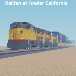 Railfan at Fowler California icon