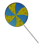 Giant Sponge Lollipop