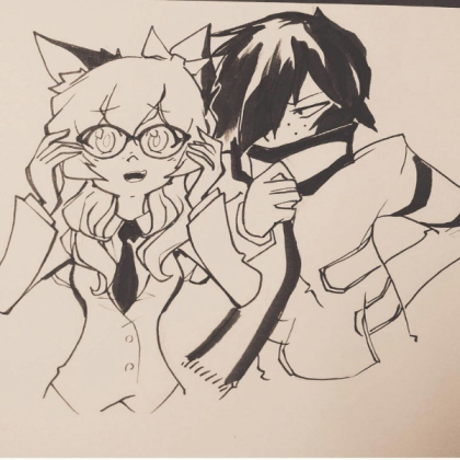 Zane And Kawaii~Chan Drawing Roblox decal