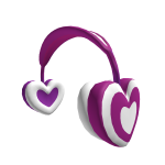 Heartbeat Headphones Purple