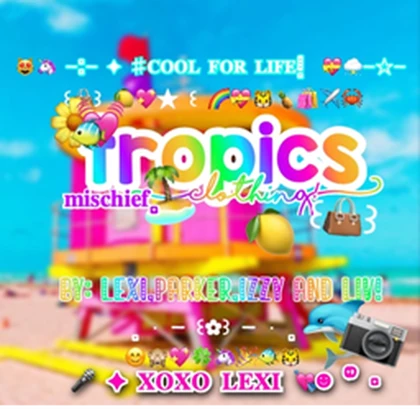 -tropics clothing!- Roblox group icon